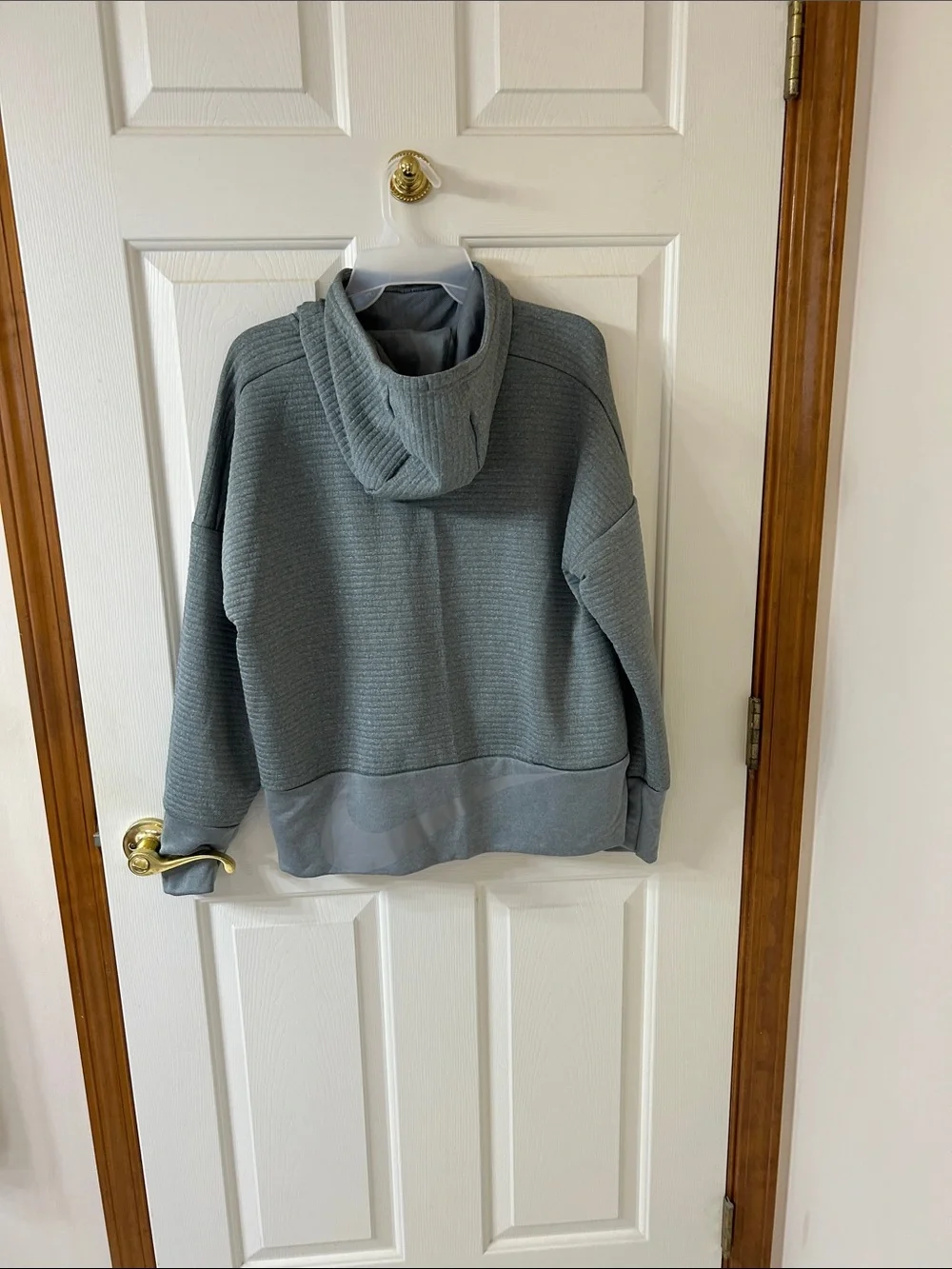 Nike Women's Grey Ribbed Turtleneck Pullover